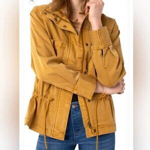 Liverpool Cinch Waist Utility Jacket in Honey Size XS